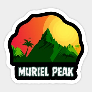 Muriel Peak Sticker